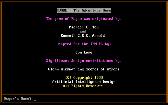 Rogue | ClassicReload.com